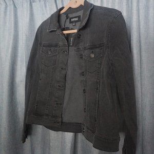 Buffalo David Bitton Washed Black Denim Jacket NWT Small